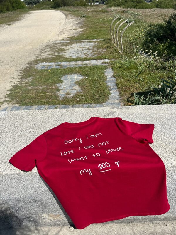 T-shirt Can´t leave my dog